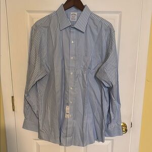 Men's Blue Striped Shirt